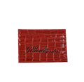 Cherry Croc Card Wallet